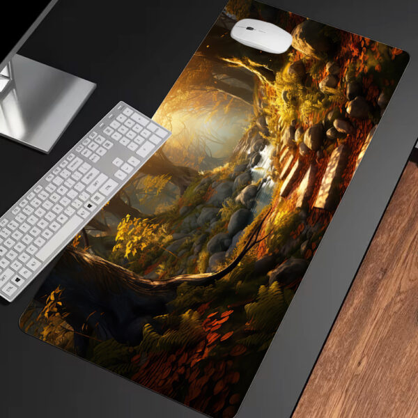 Natural Trees Look Mousepad Gaming Mat - Image 4