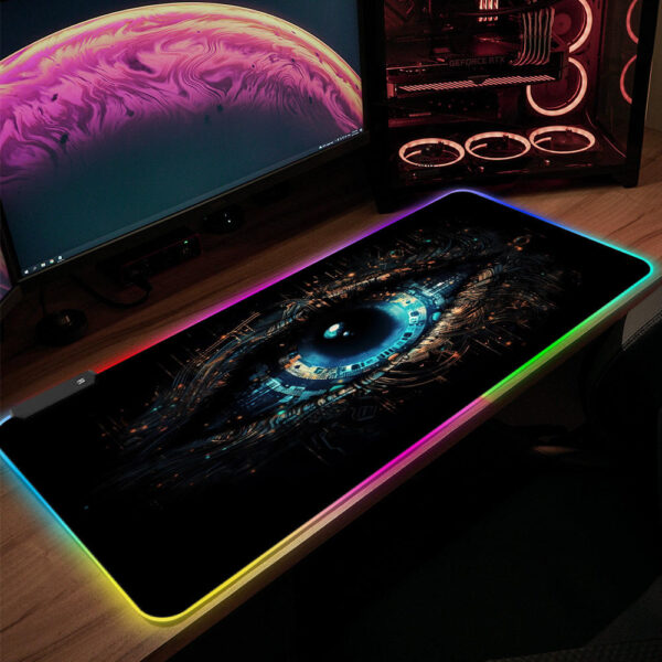 LED Friendly Gaming Rubber Mouse Pads