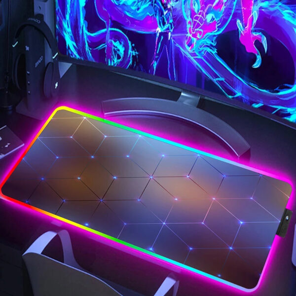 Large Non Slip USB Led RGB Mouse Pad for Game - Image 5