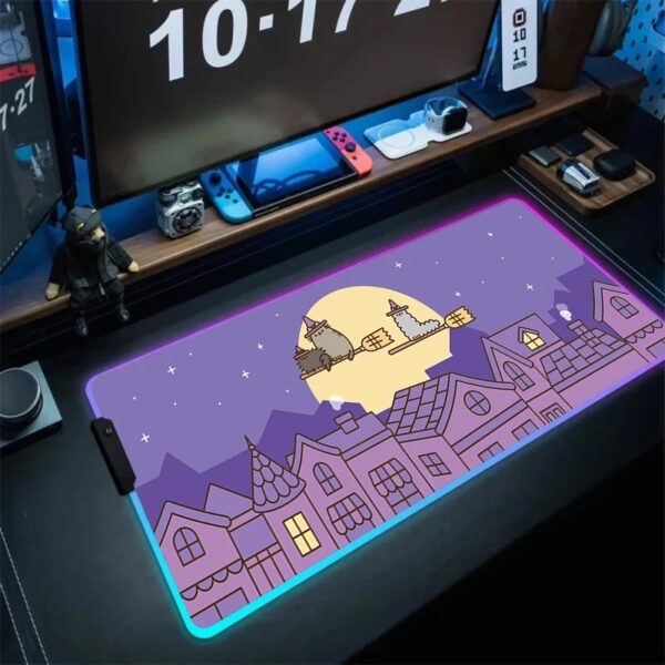 Large Non Slip USB Led RGB Mouse Pad for Game - Image 6