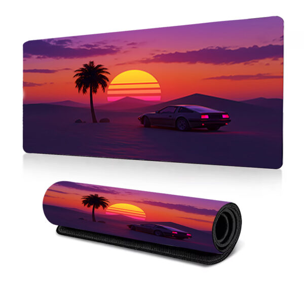 Sports Car Graffiti Animation Gaming Mouse Pad Large - Image 2